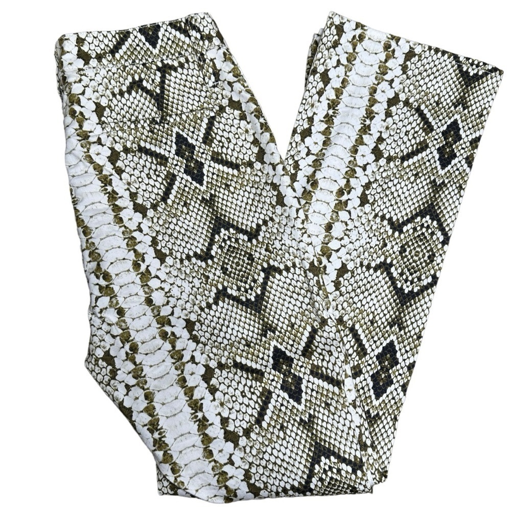 J Crew snakeskin print pants 27